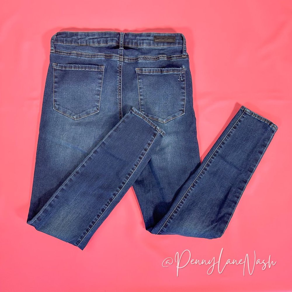 Articles of Society Mya Mid Rise Skinny Jeans Blue - Picture 12 of 13